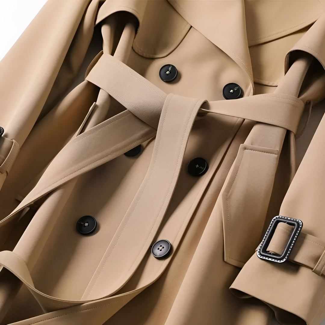 Wiyan™ - ELEGANT TRENCH COAT WITH STYLISH DESIGN