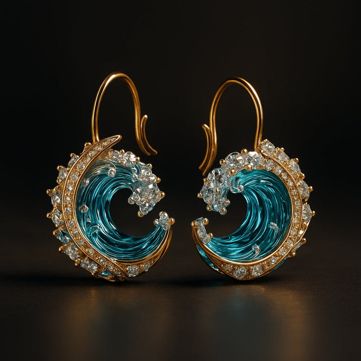 Coralie - ELEGANT OCEAN OATH EARRINGS