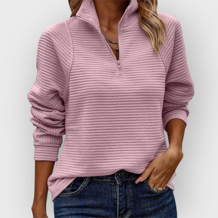 Laurel™ - ELEGANT SWEATER WITH ZIPPER DETAIL
