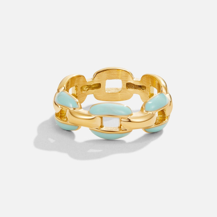 Clarisse™ - ELEGANT CHAIN RING WITH A MODERN DESIGN