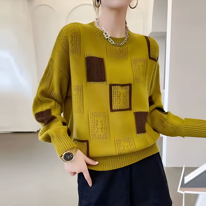 Tayanita™ - KNITTED SWEATER WITH ELEGANT DESIGN