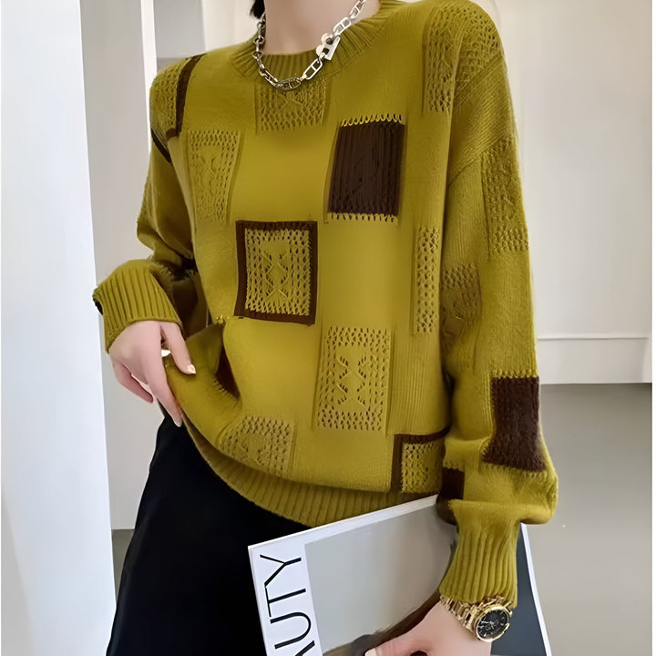Tayanita™ - KNITTED SWEATER WITH ELEGANT DESIGN