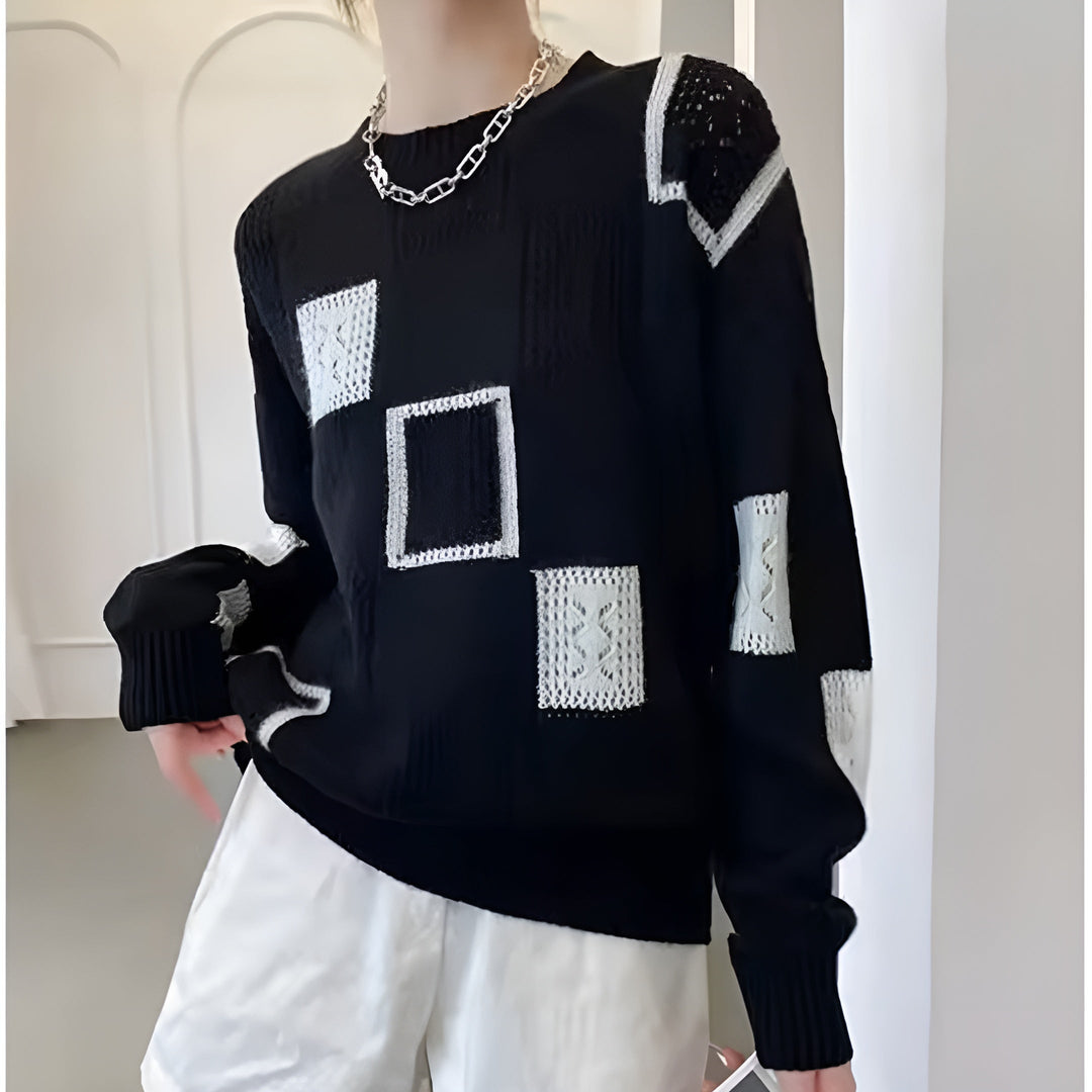Tayanita™ - KNITTED SWEATER WITH ELEGANT DESIGN