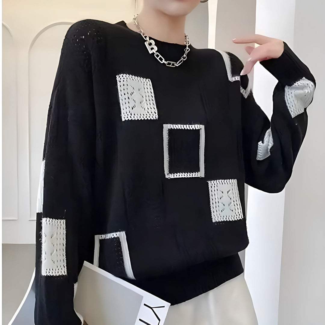 Tayanita™ - KNITTED SWEATER WITH ELEGANT DESIGN