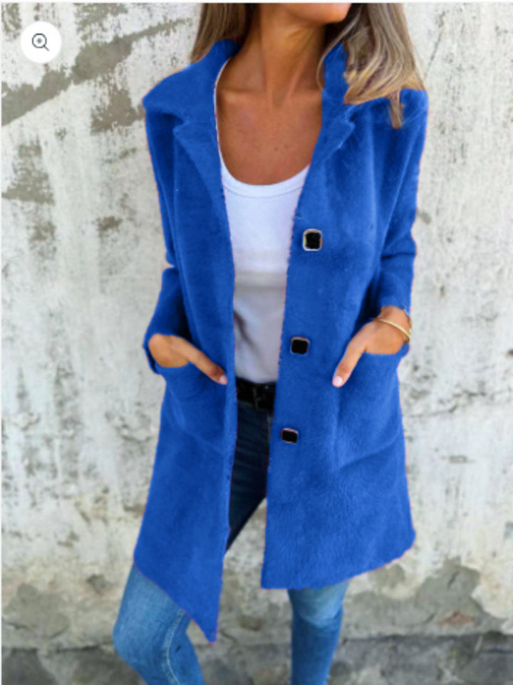 Ember™ - STYLISH SINGLE-BREASTED COAT WITH LAPELS