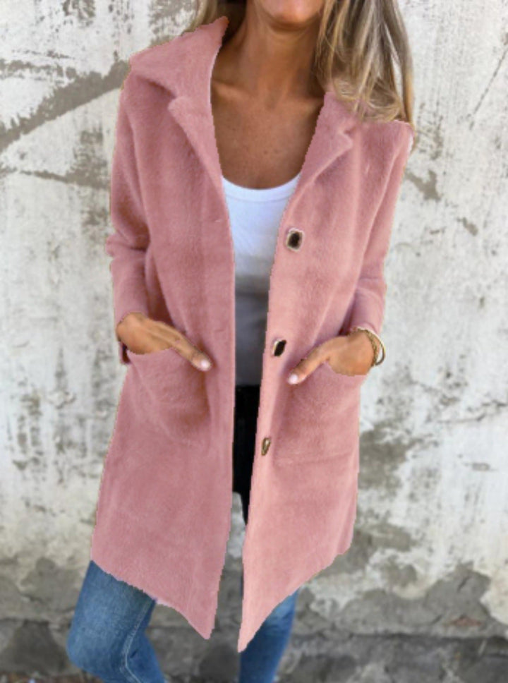 Ember™ - STYLISH SINGLE-BREASTED COAT WITH LAPELS
