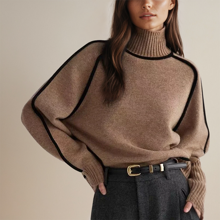 MIRABELLA™ - COUTURE TURTLENECK JUMPER