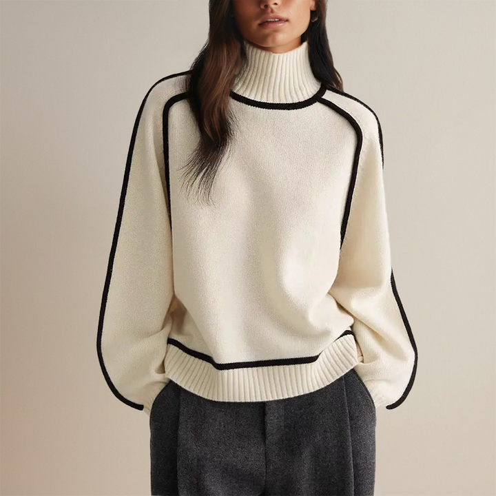 MIRABELLA™ - COUTURE TURTLENECK JUMPER