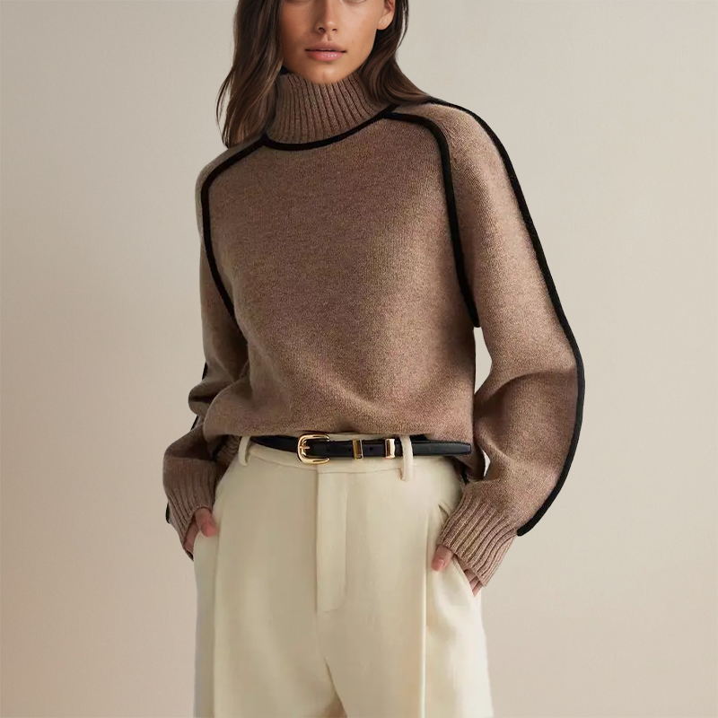 MIRABELLA™ - COUTURE TURTLENECK JUMPER