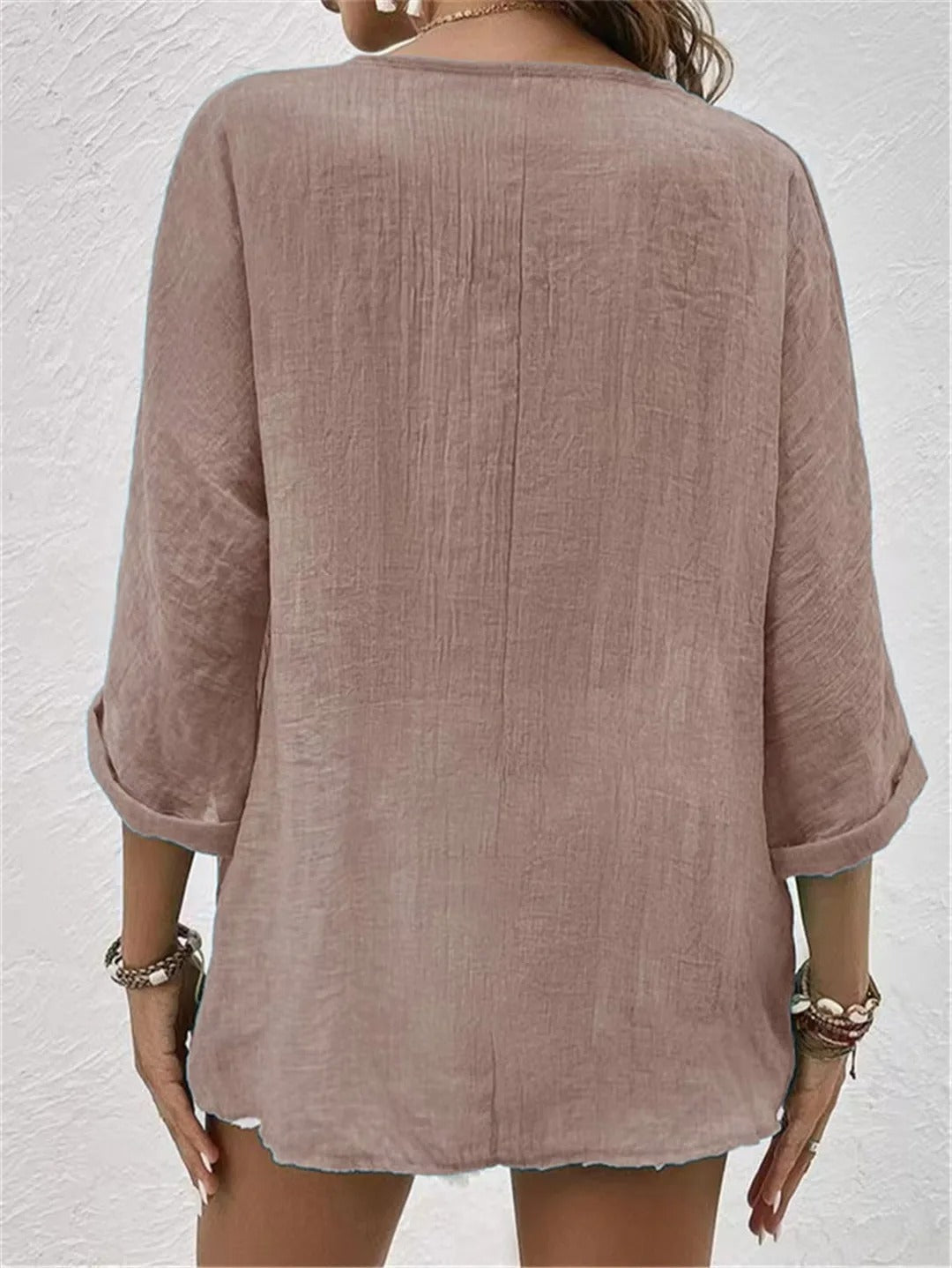 FAYE™ - BREEZY DAY V-NECK TOP