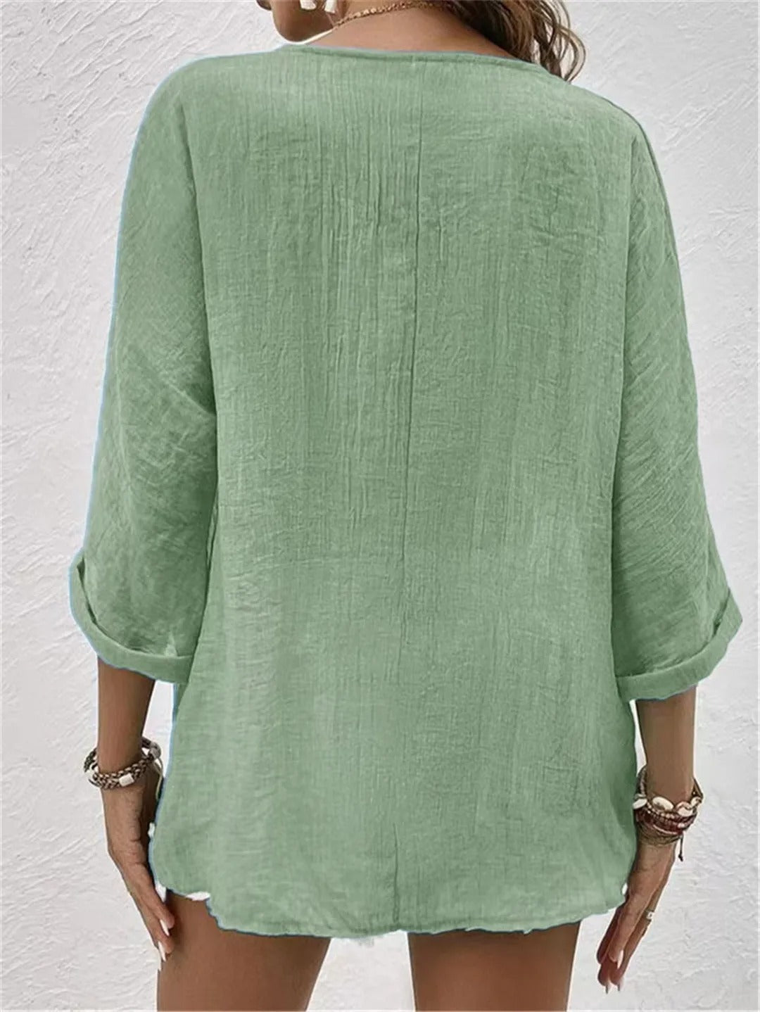 FAYE™ - BREEZY DAY V-NECK TOP