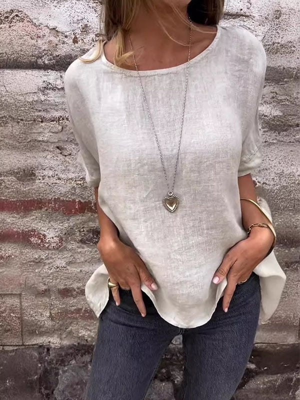CASIA™ - MINIMALIST RELAXED BLOUSE