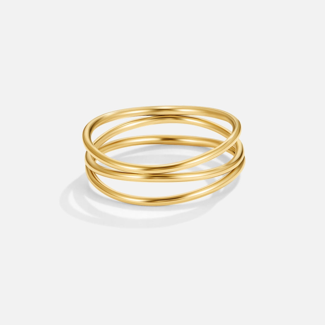 Amélie™ - ELEGANT INFINITY LOOP WITH GOLD ACCENT