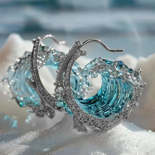 Coralie - ELEGANT OCEAN OATH EARRINGS