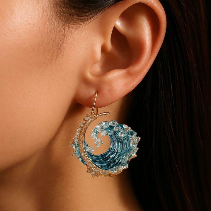 Coralie - ELEGANT OCEAN OATH EARRINGS