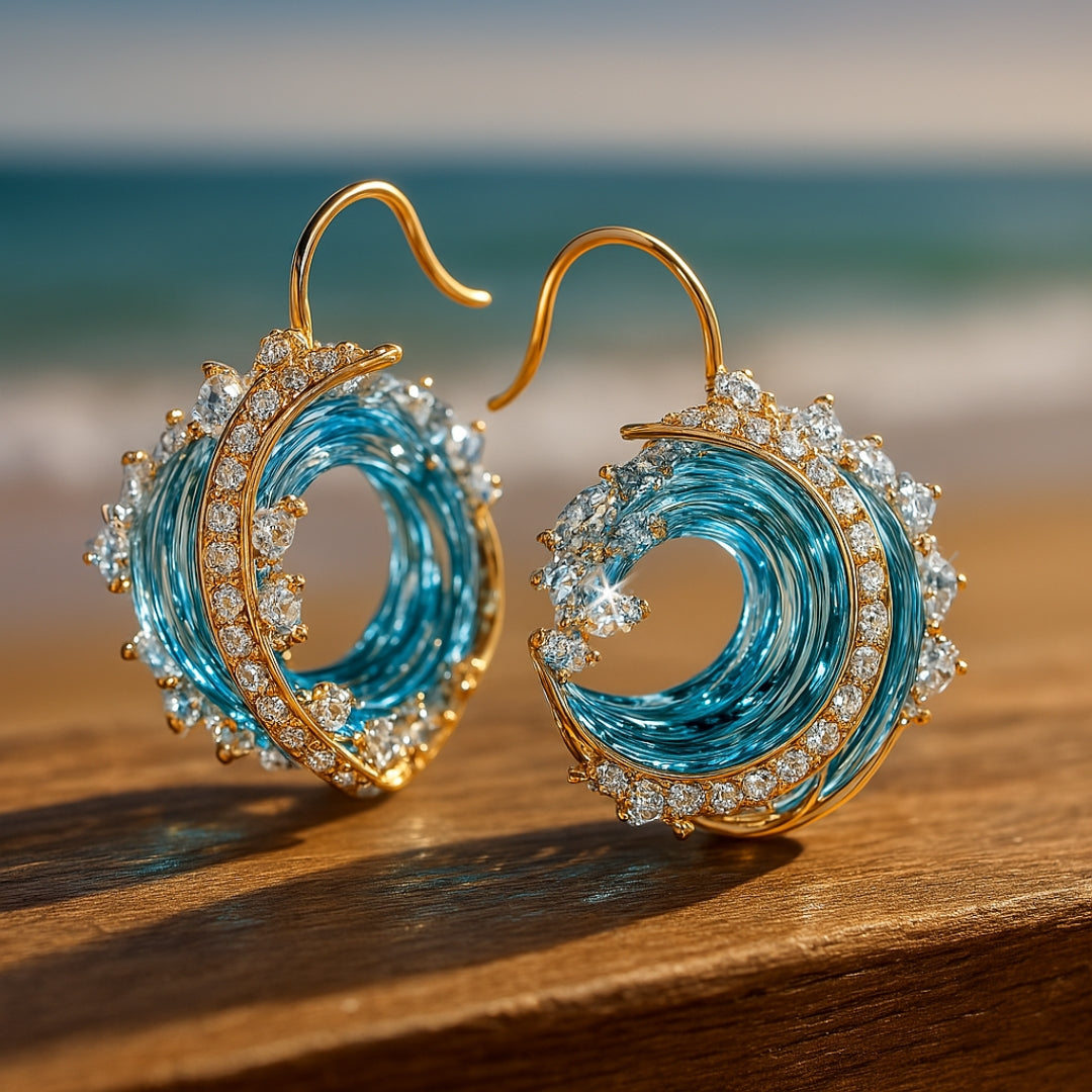 Coralie - ELEGANT OCEAN OATH EARRINGS