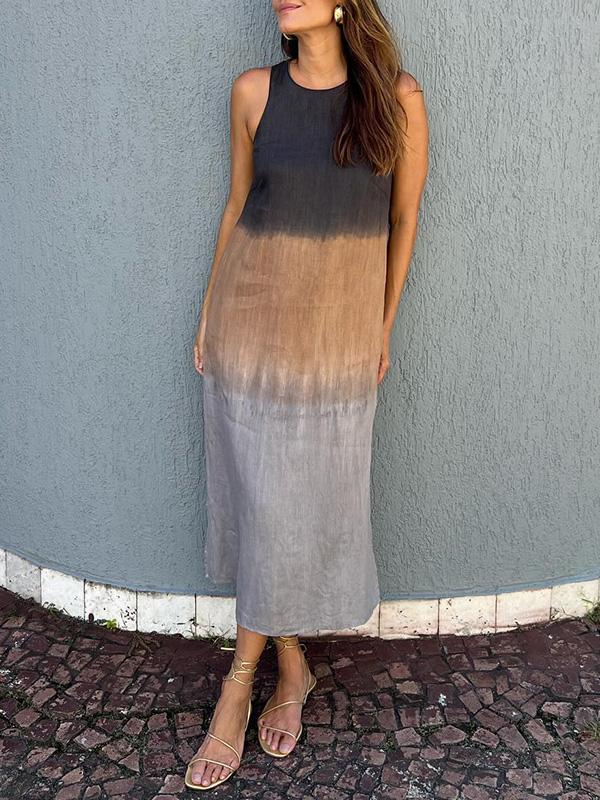 Lucy™ - ELEGANT DRESS WITH NATURAL PRINT