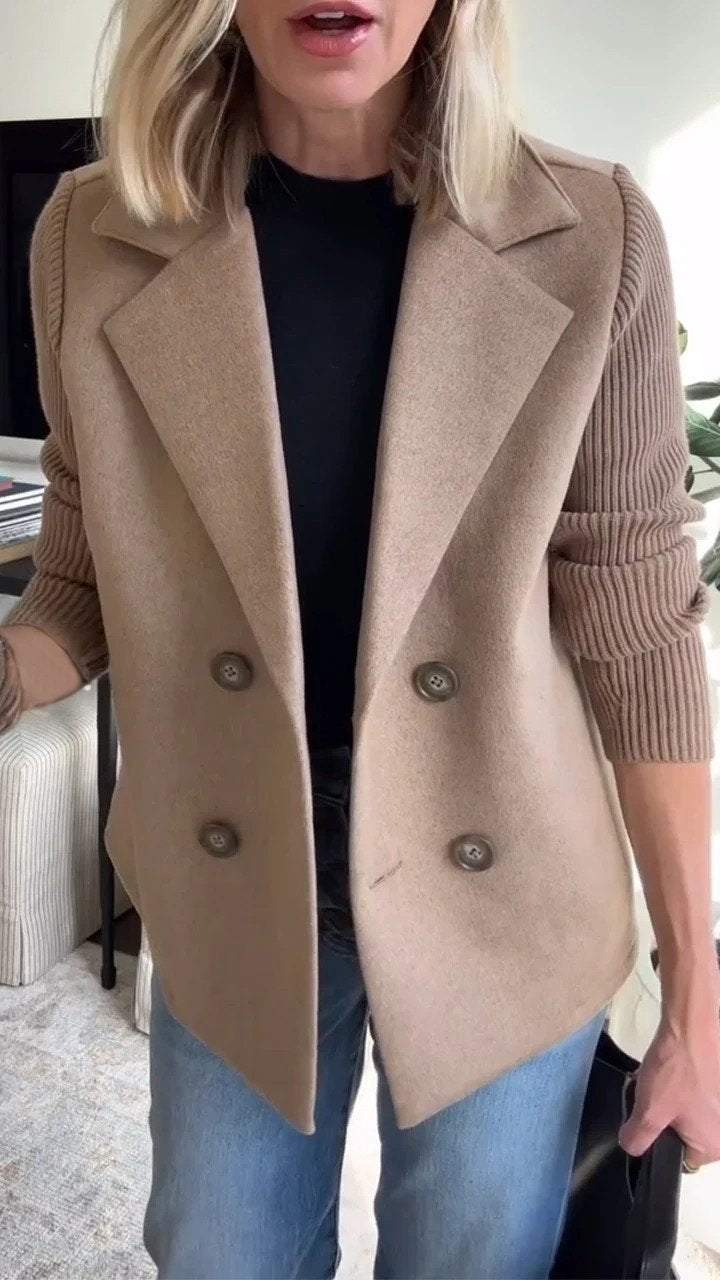 Calyra™ - ELEGANT CASUAL BLAZER WITH BUTTON DETAIL