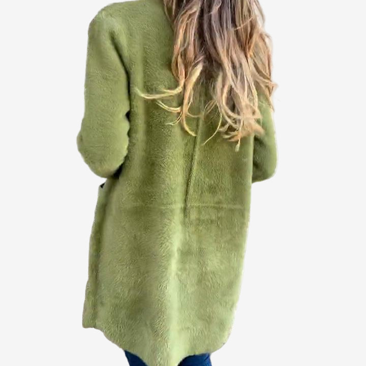 Martine™ - LONG KNIT CARDIGAN WITH ELEGANT DRAPE