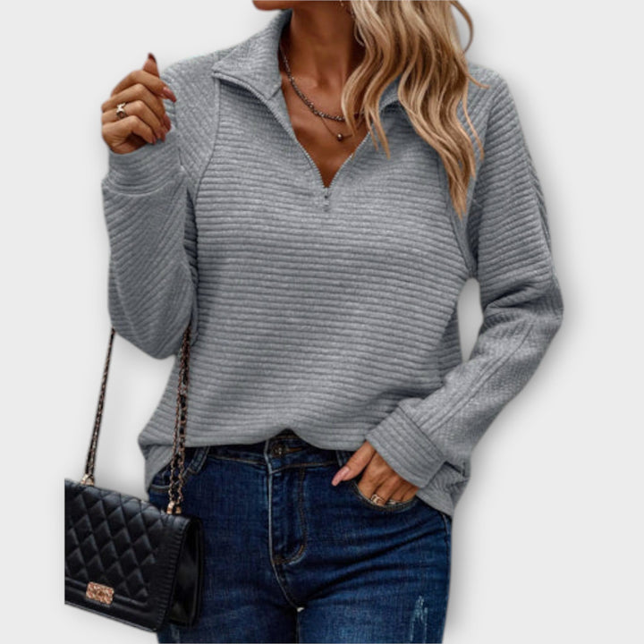 Laurel™ - ELEGANT SWEATER WITH ZIPPER DETAIL
