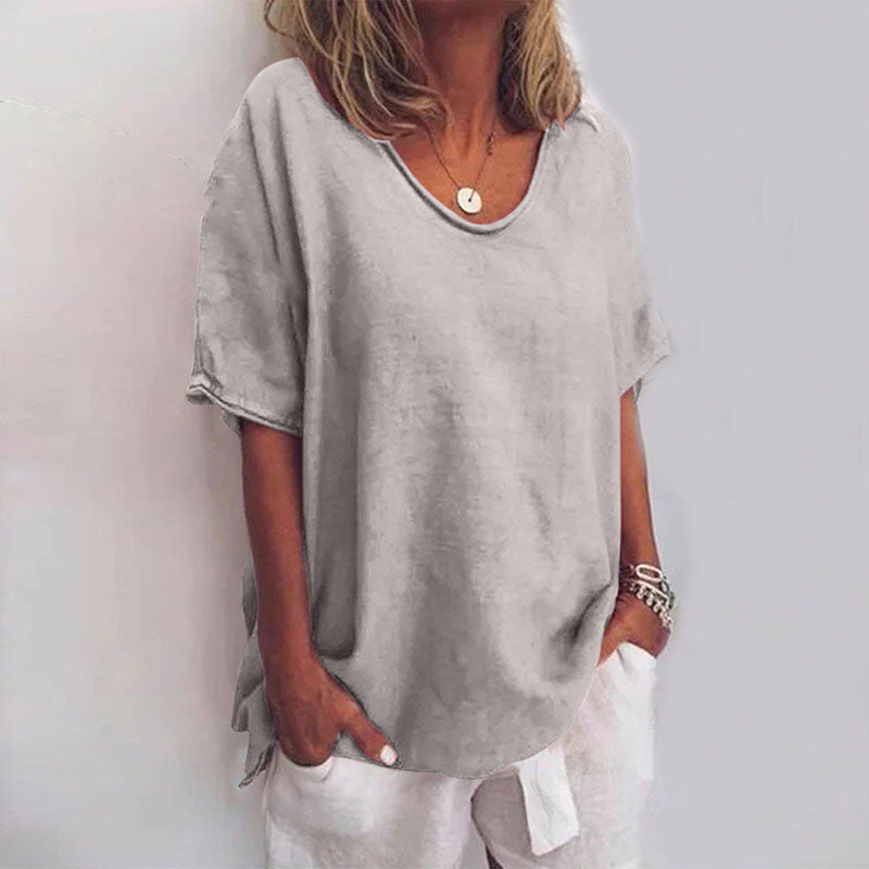 SASHA™ - SOFT LOOSE-FIT TUMMY-COVERING SHIRT