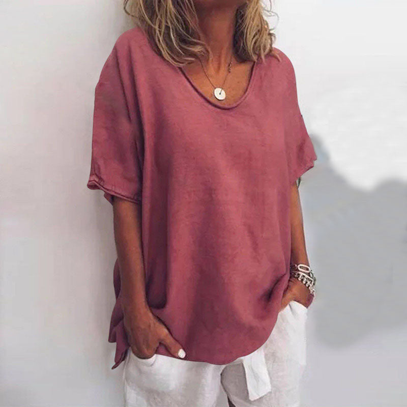 SASHA™ - SOFT LOOSE-FIT TUMMY-COVERING SHIRT