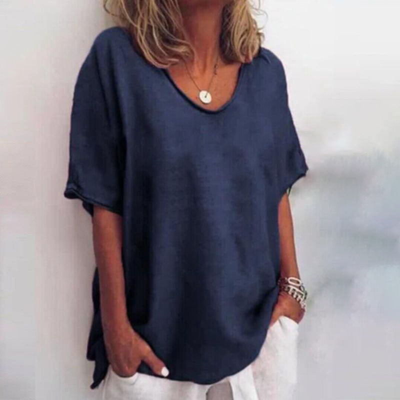 SASHA™ - SOFT LOOSE-FIT TUMMY-COVERING SHIRT