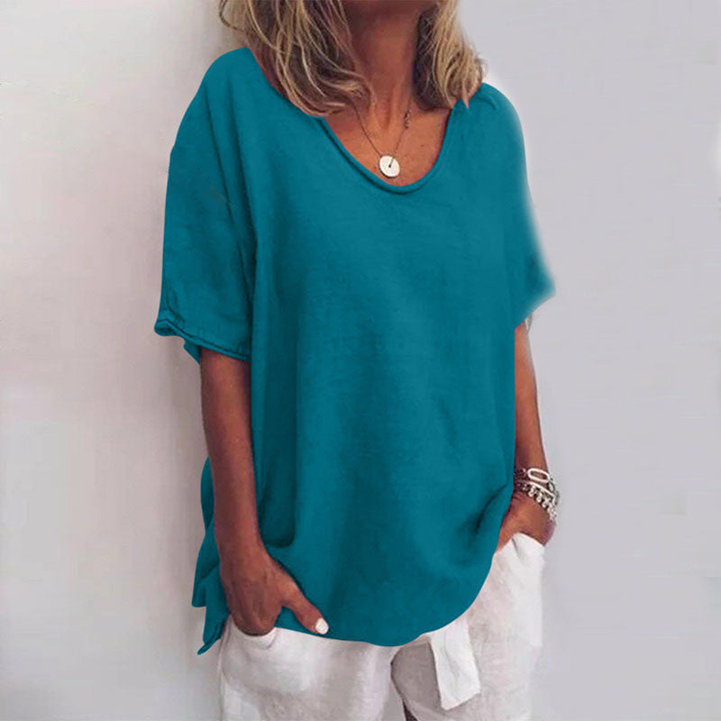 SASHA™ - SOFT LOOSE-FIT TUMMY-COVERING SHIRT