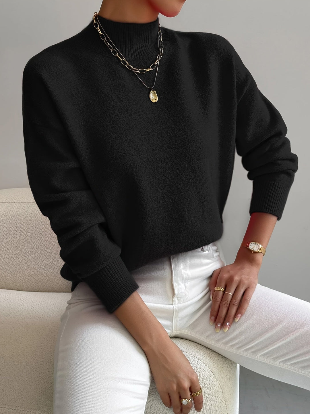 Calisandra™ - KNITTED SWEATER WITH ELEGANT DESIGN